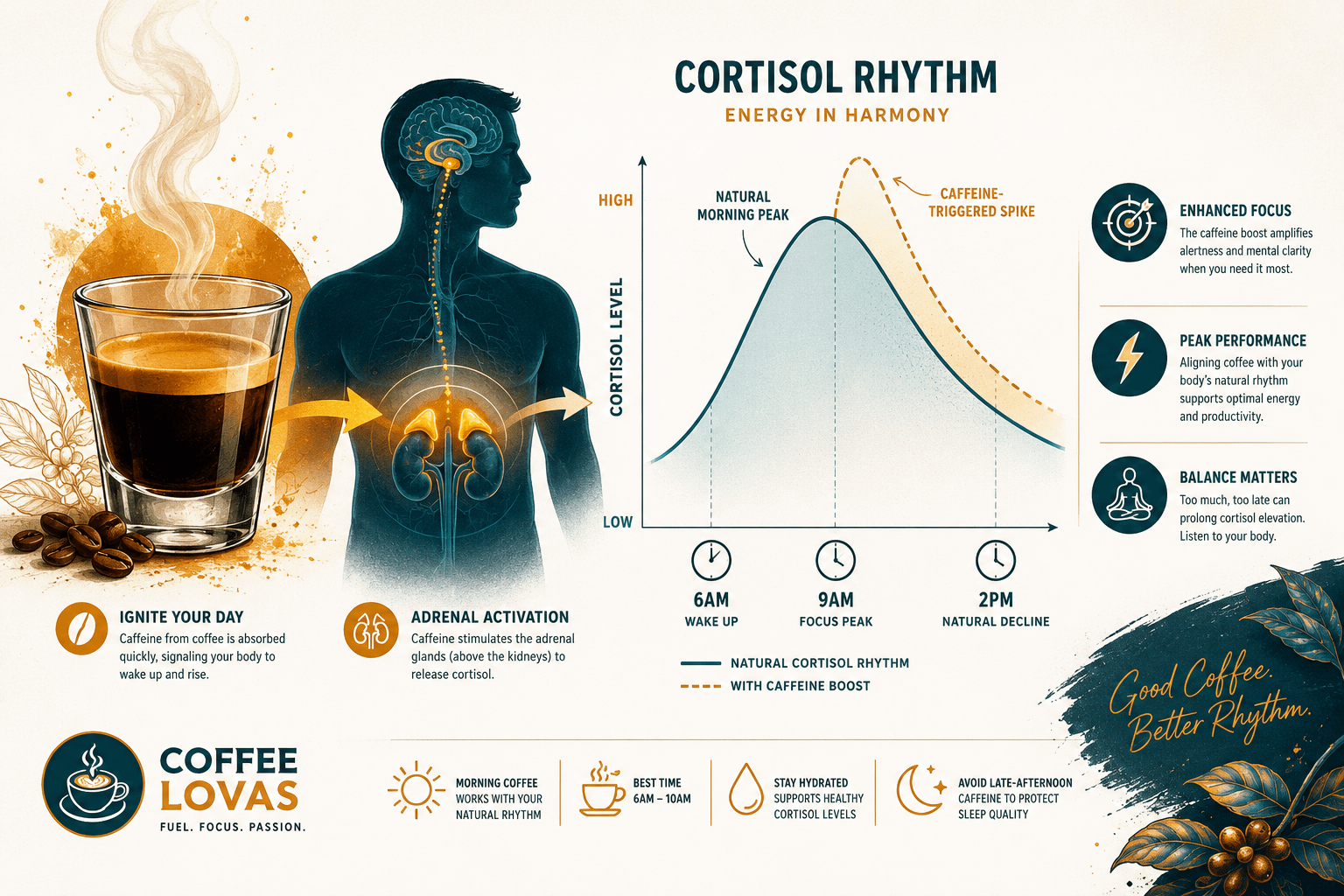 Coffee and Cortisol: What Athletes Should Know About Caffeine's Hormonal Impact