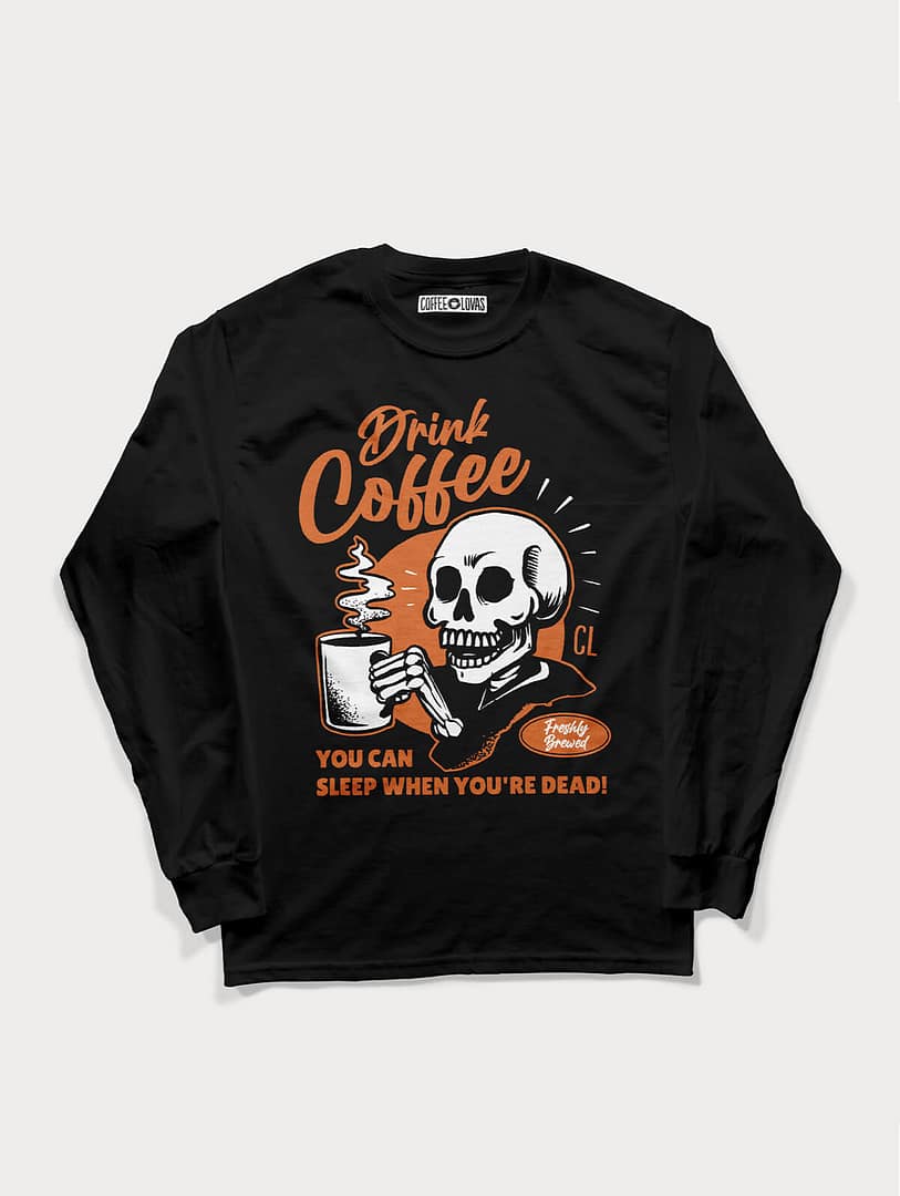 No Rest For The Brewed Long Sleeve Tee