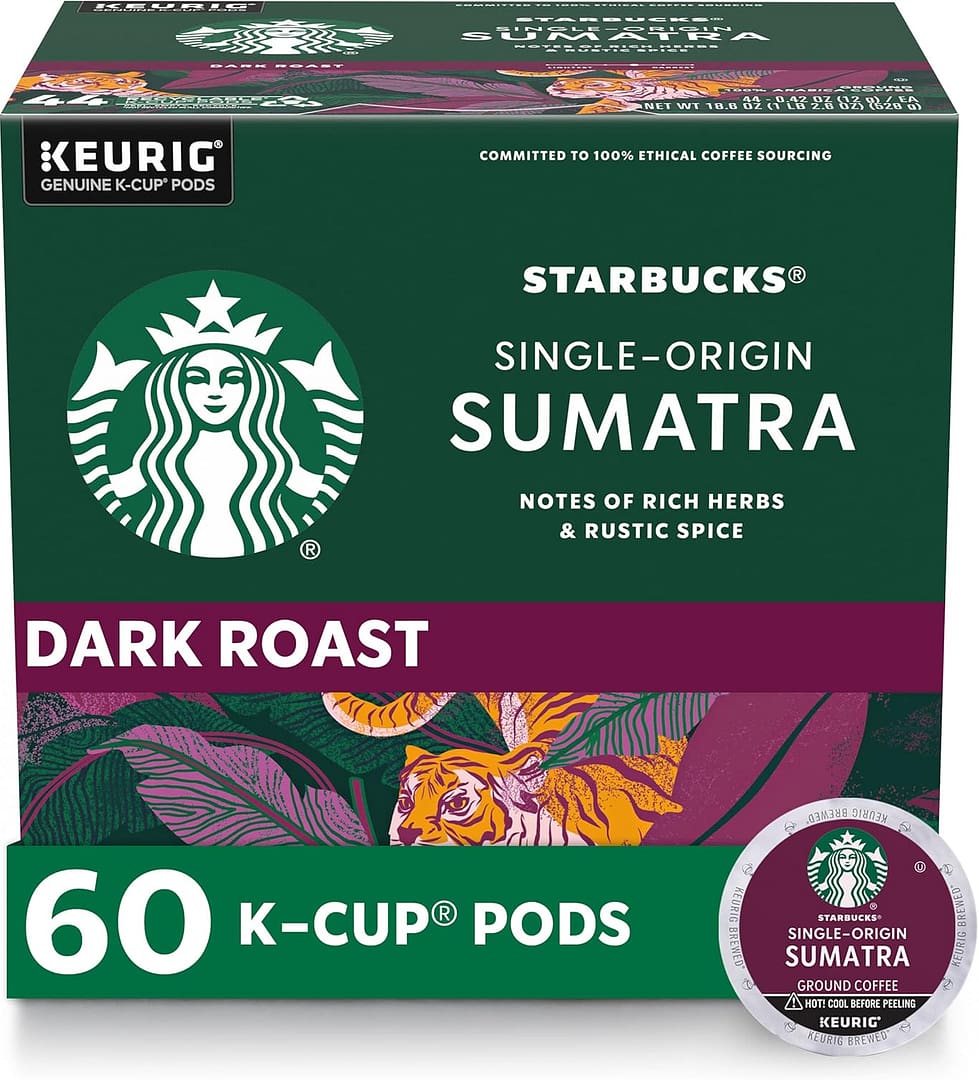 Dive into Richness: Starbucks Sumatra Dark Roast K-Cup Review
