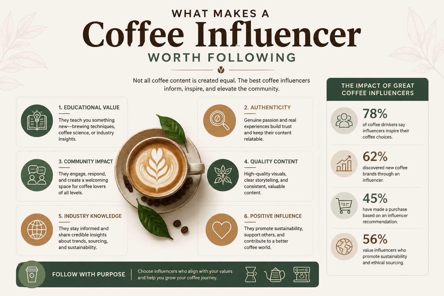 How to Get the Most Out of Following Coffee Creators