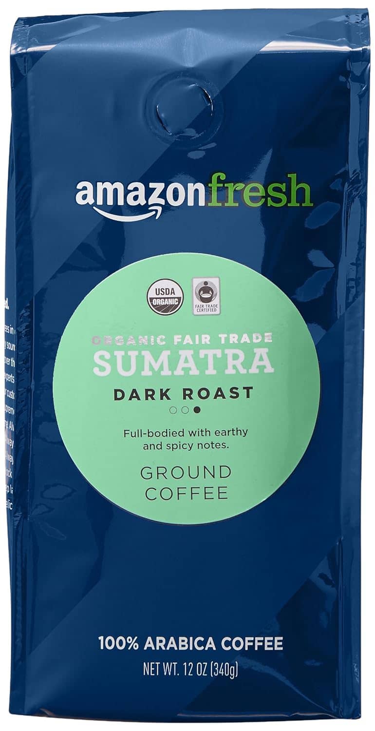 Awaken Your Senses: A Review of Amazon Fresh Organic Fair Trade Sumatra Ground Coffee