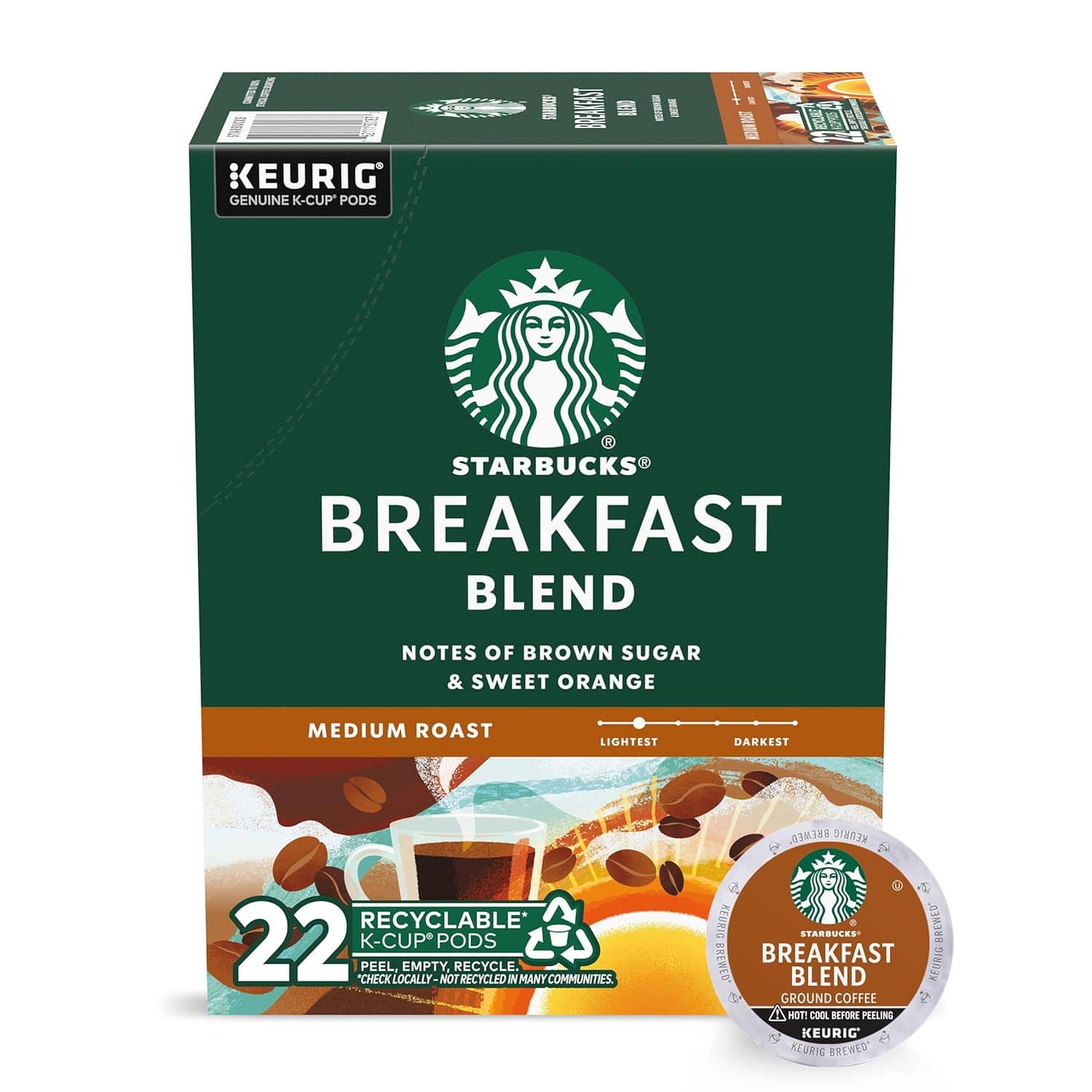Brew the Perfect Morning: Starbucks Breakfast Blend K-Cup Reviews