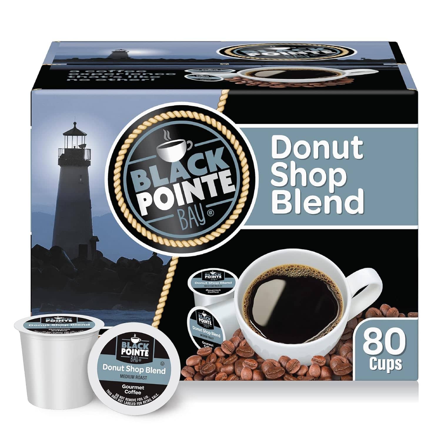 Brew Up Happiness: Black Pointe Bay Coffee Donut Shop Blend Review