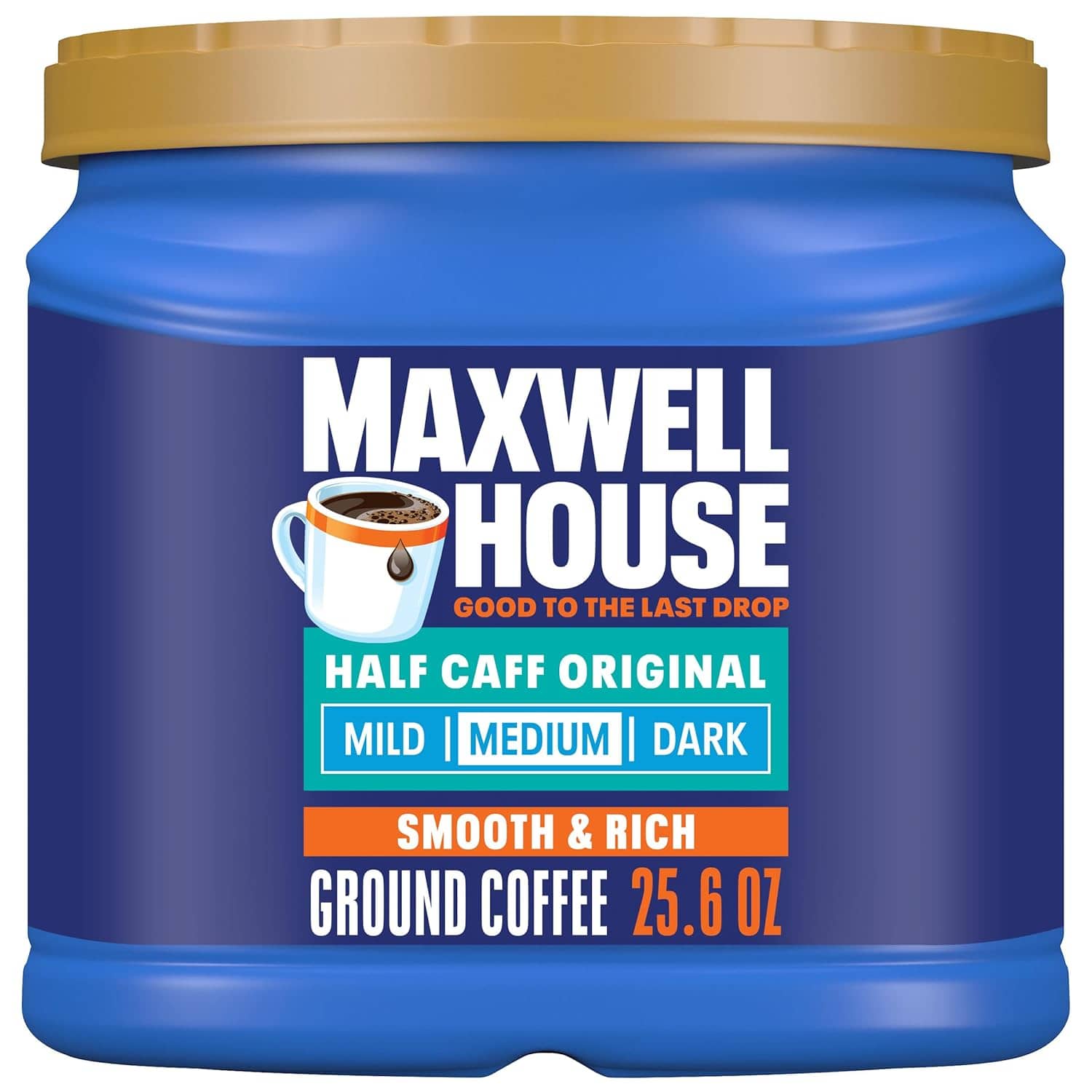 Maxwell House Half Caff: Your Perfect Medium Roast Brew!