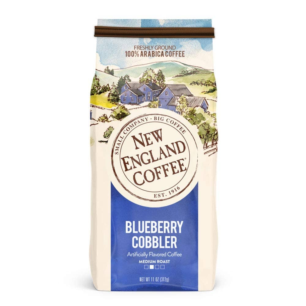 Savor the Flavor: A Review of New England Coffee's Blueberry Cobbler Medium Roast